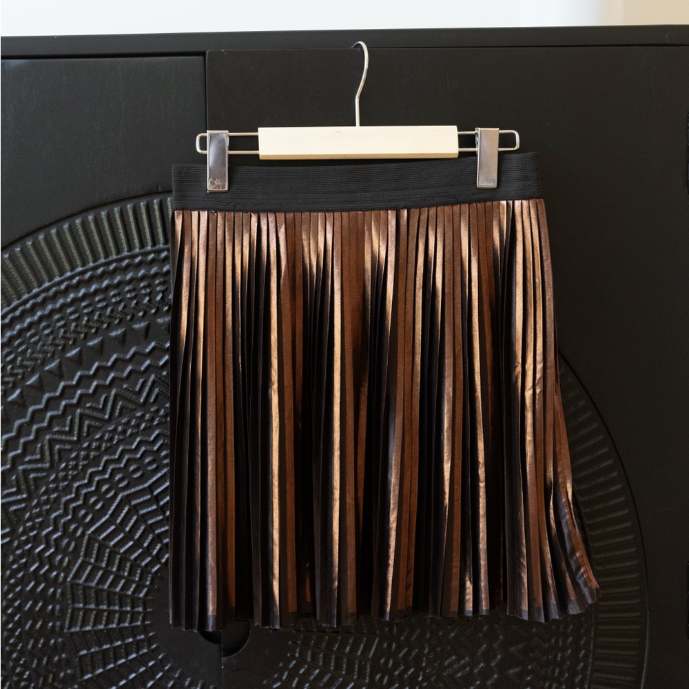 Noisy may Shimmering Bronze A-Line Skirt